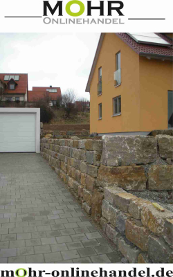 Muschelkalk Quader 30er 1000KG